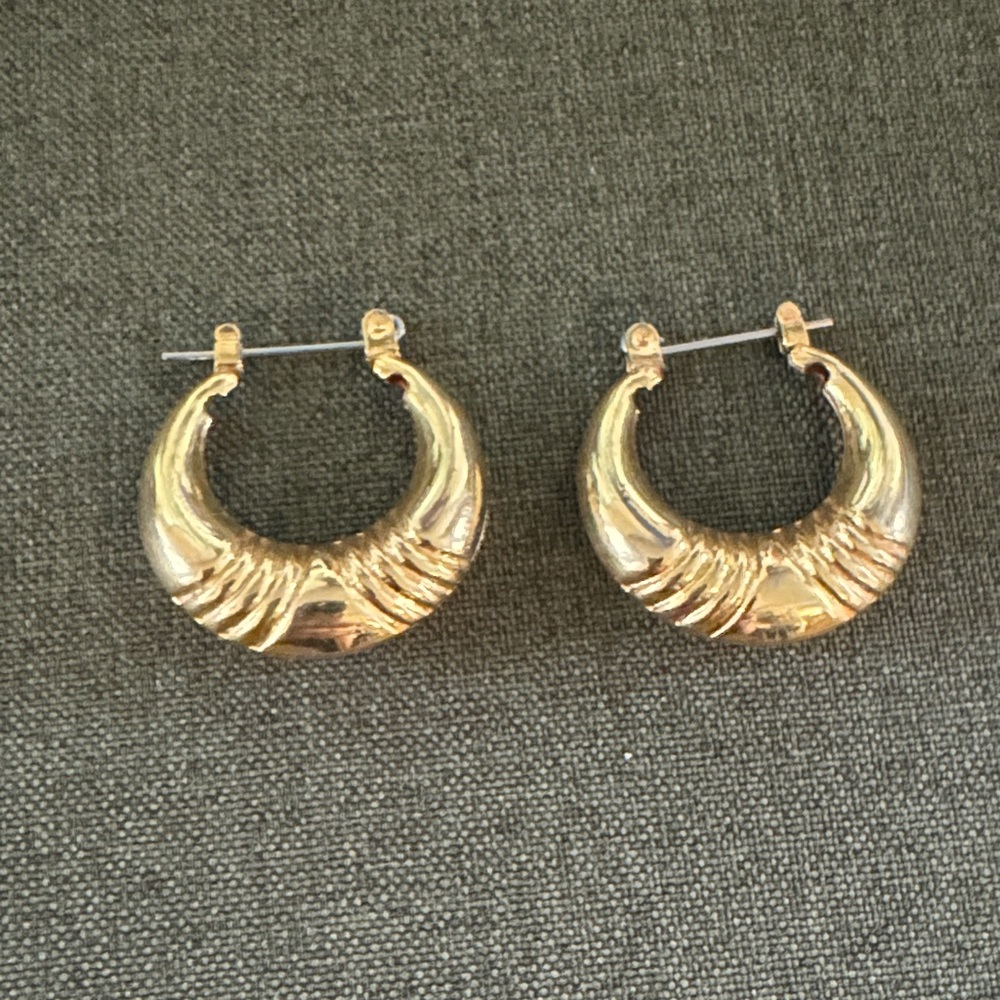 Gold Hoop Earrings